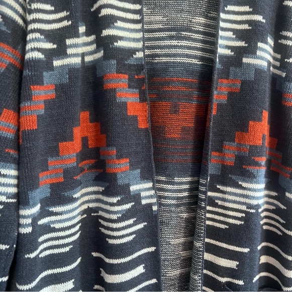 Pendleton Blue and Orange Patterned Cardigan - Picture 14 of 15